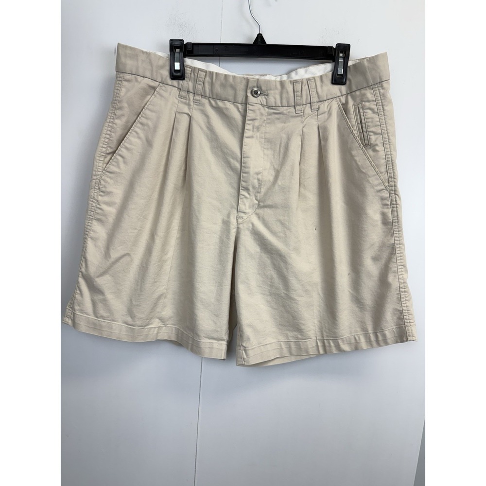Austin‎ Reed London Chino Golf Shorts Men's Size 38 Pleated 8'' Inseam Stretch